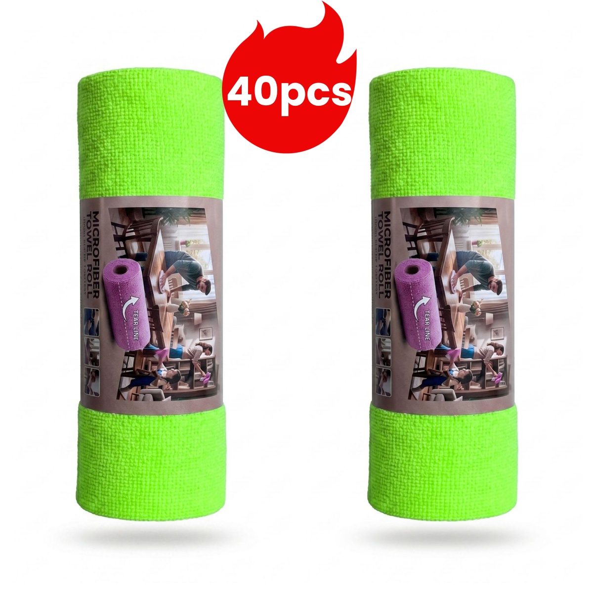 Microfiber Towel Detailing - 40 Stück/25*25cm Autowaschtücher, Autoreinigungstücher, Abreißtücher; Mikrofaser-Reinigungstücher