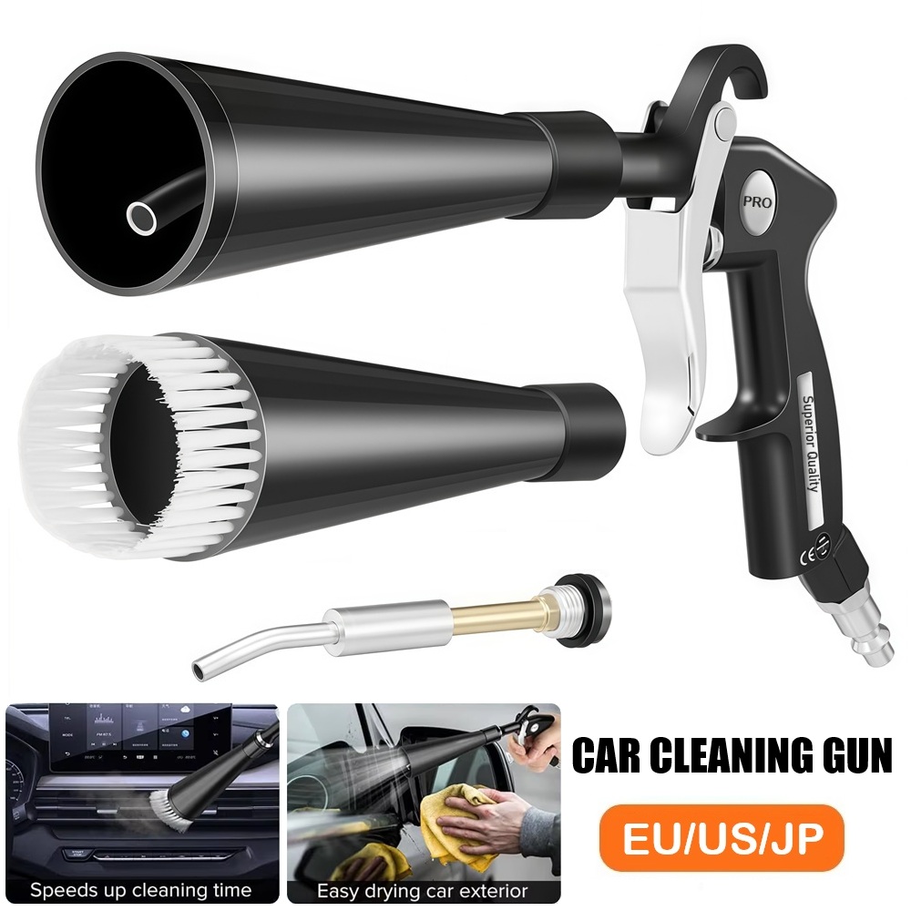 Dirt Brush Interior - 1 Set Hochdruck-Autoreinigungspistole EU/US/JP-Standard mit Düse,