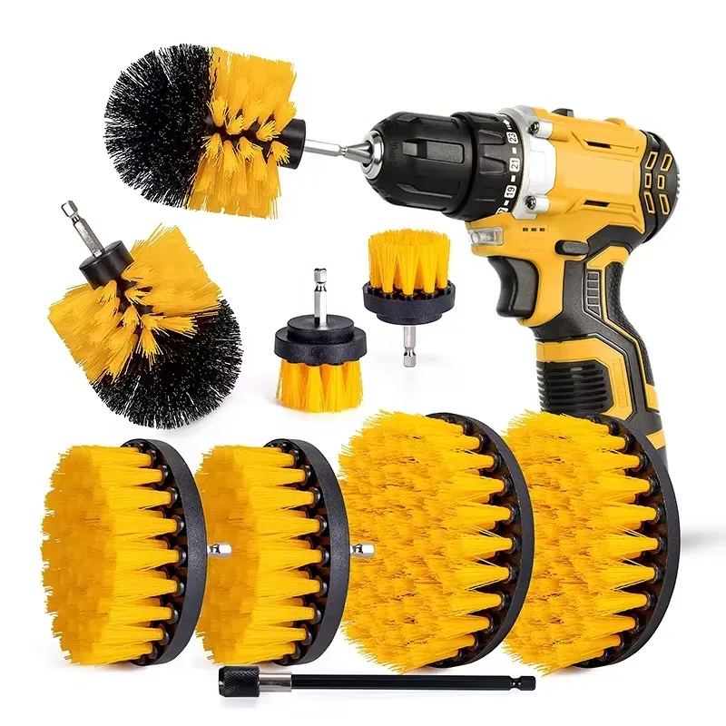 Dirt Brush Interior - 9-teiliges Autowasch-Set mit Reinigungsbürsten, leistungsstarke Schmutzentfernung