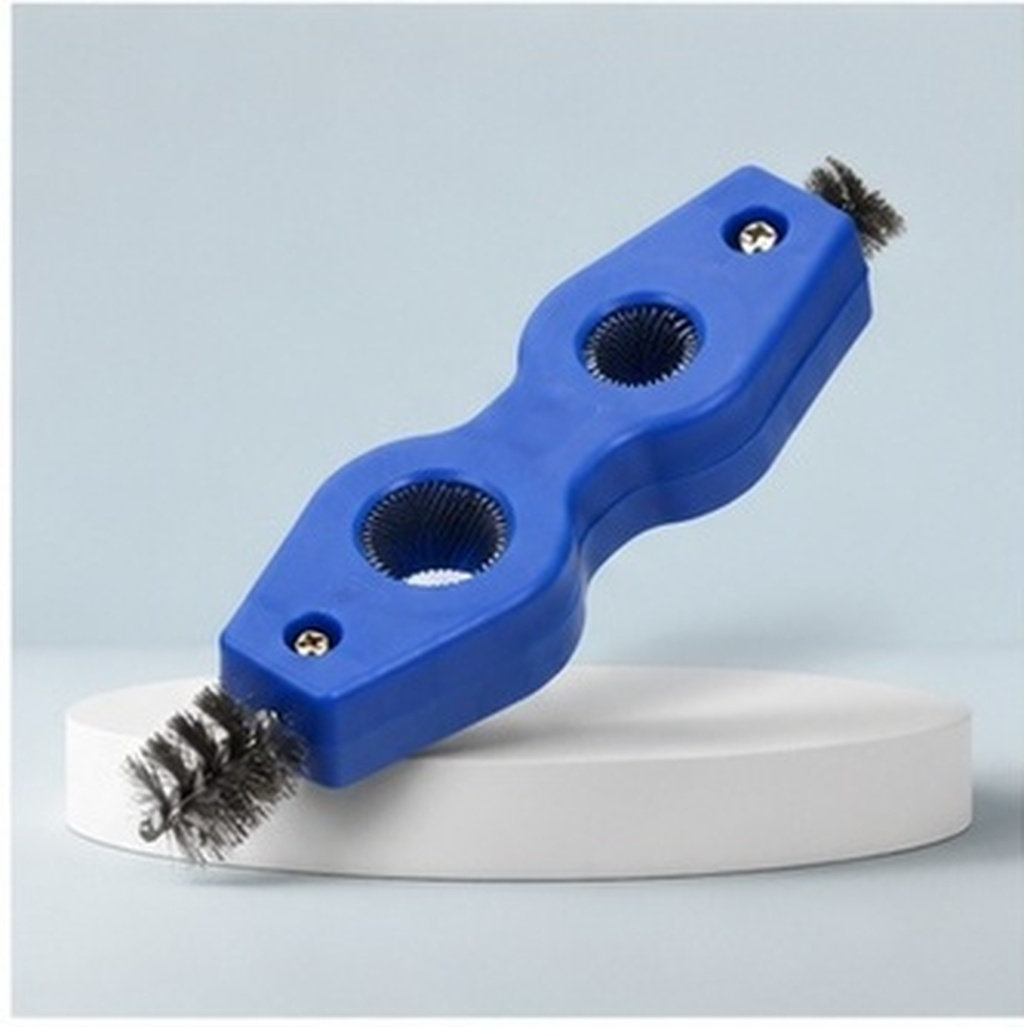 Car Cleaning Brush - 1 Stück Batteriekabel-Reinigungsbürste, langlebige Stahlborsten, Doppelkopf-Werkzeug