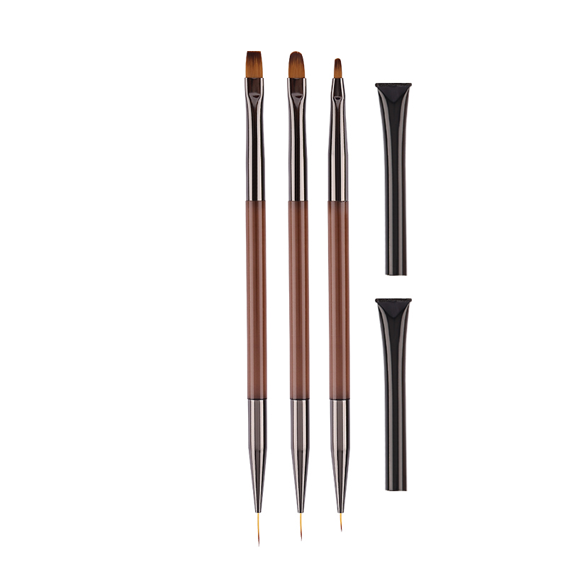 3 stücke Doppel-ende Nail art  – Detailing Brush Set Bewertung und Preis