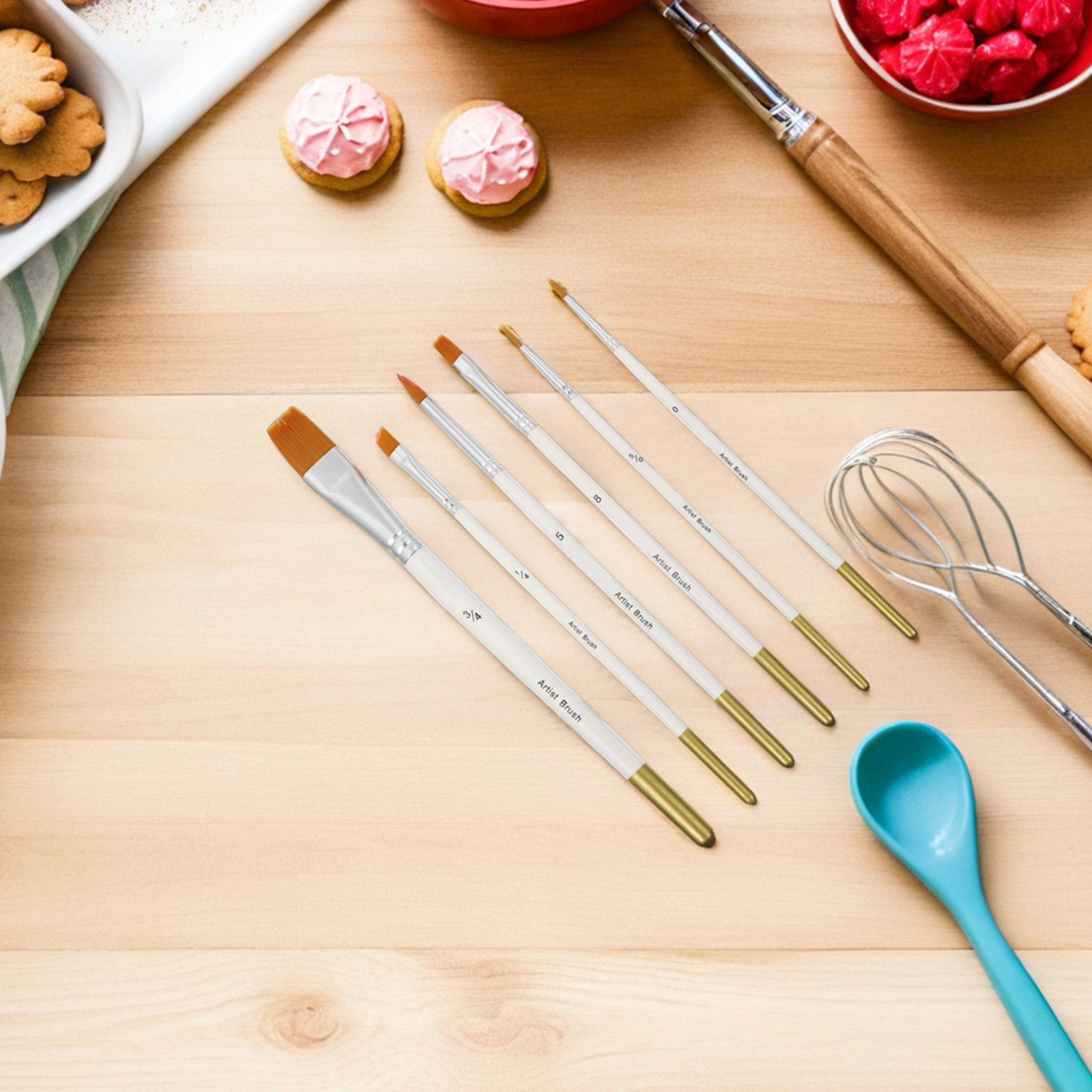 12-teiliges Set Fondant-Kuchen – Detailing Brush Set Bewertung und Preis